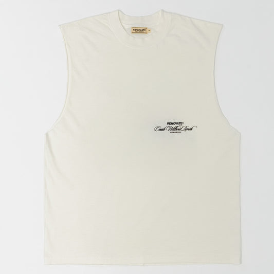 UNBOUNDED SLEEVELESS - OFF WHITE