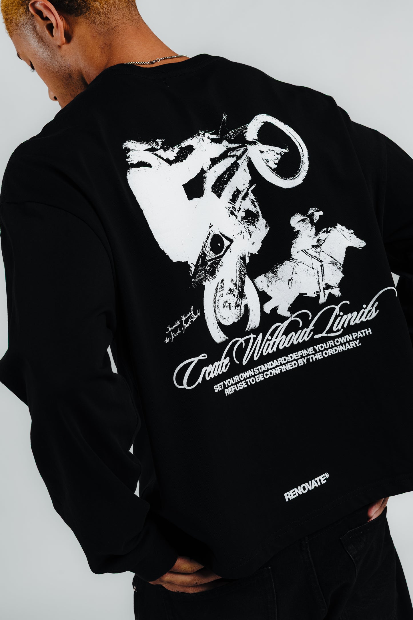 UNBOUNDED LONG SLEEVE - BLACK