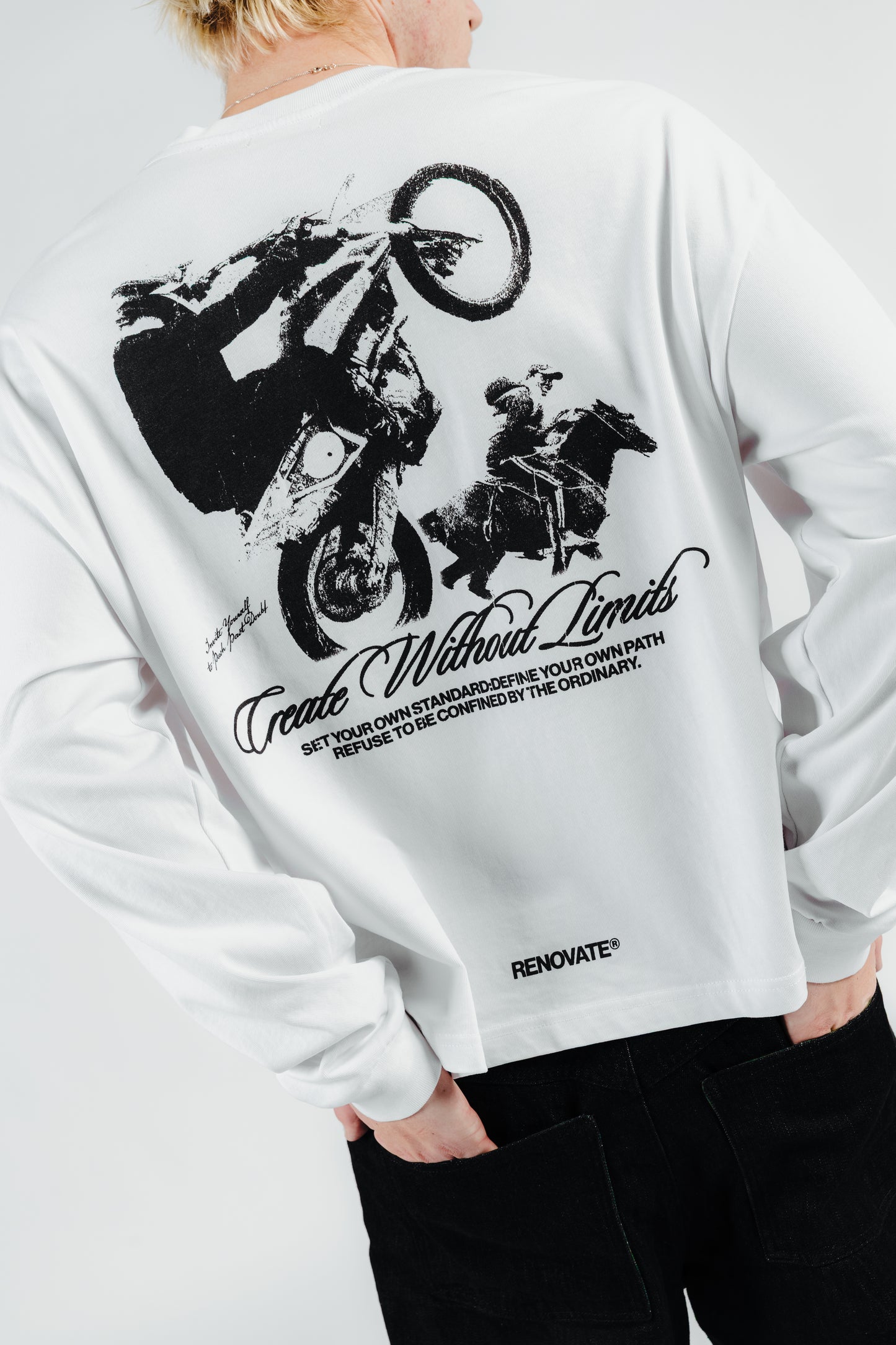 UNBOUNDED LONG SLEEVE - WHITE