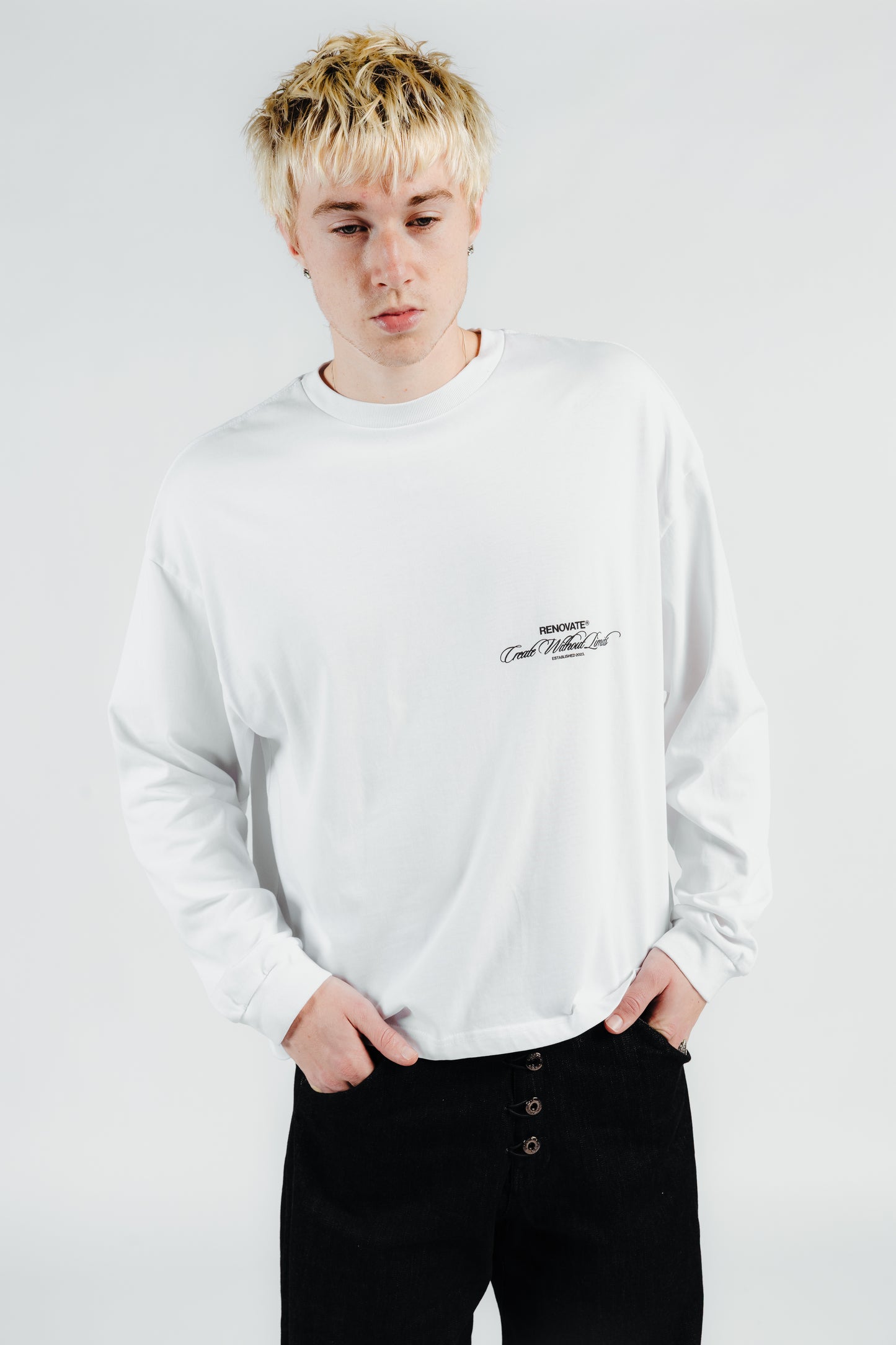 UNBOUNDED LONG SLEEVE - WHITE
