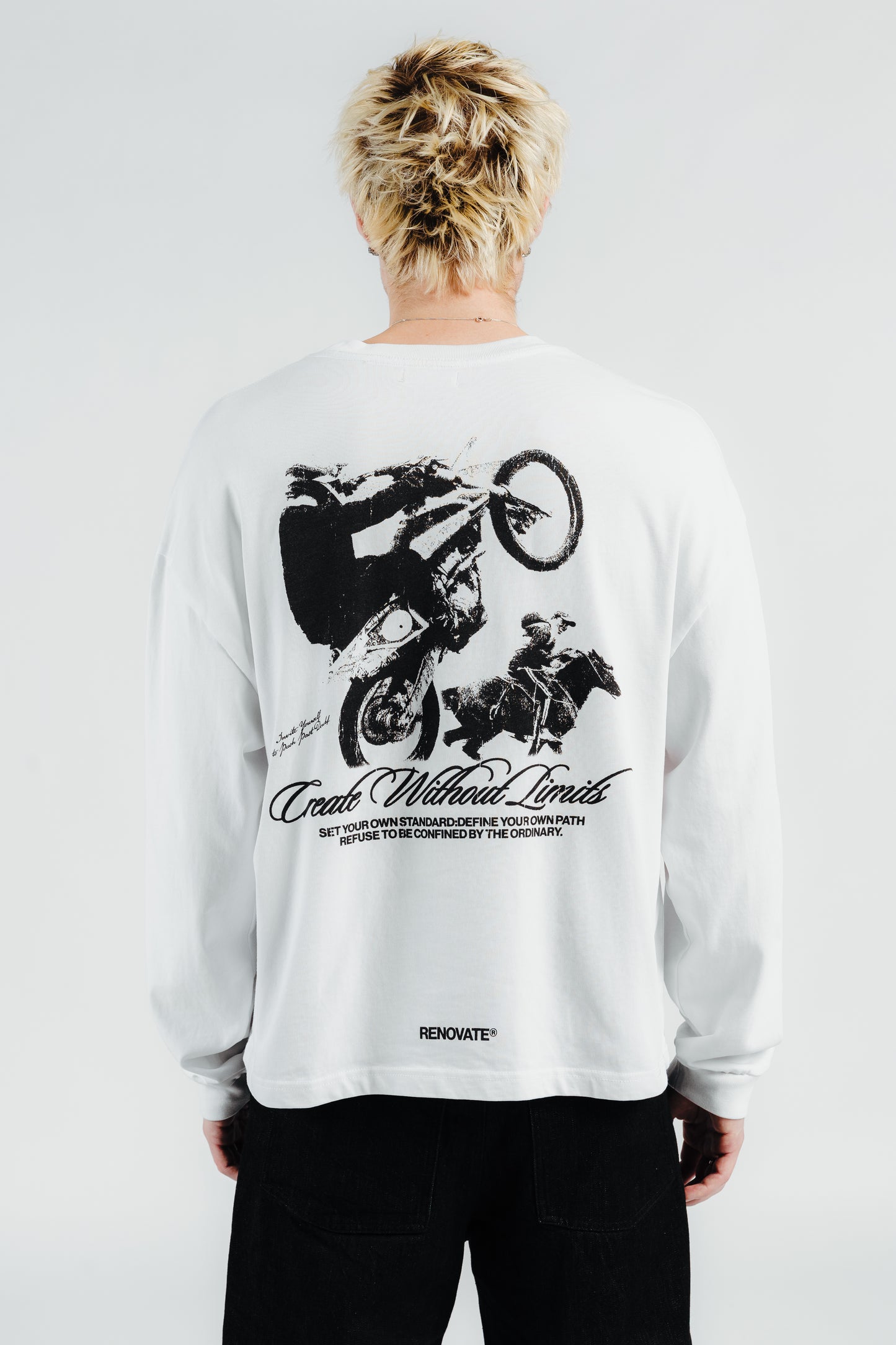 UNBOUNDED LONG SLEEVE - WHITE