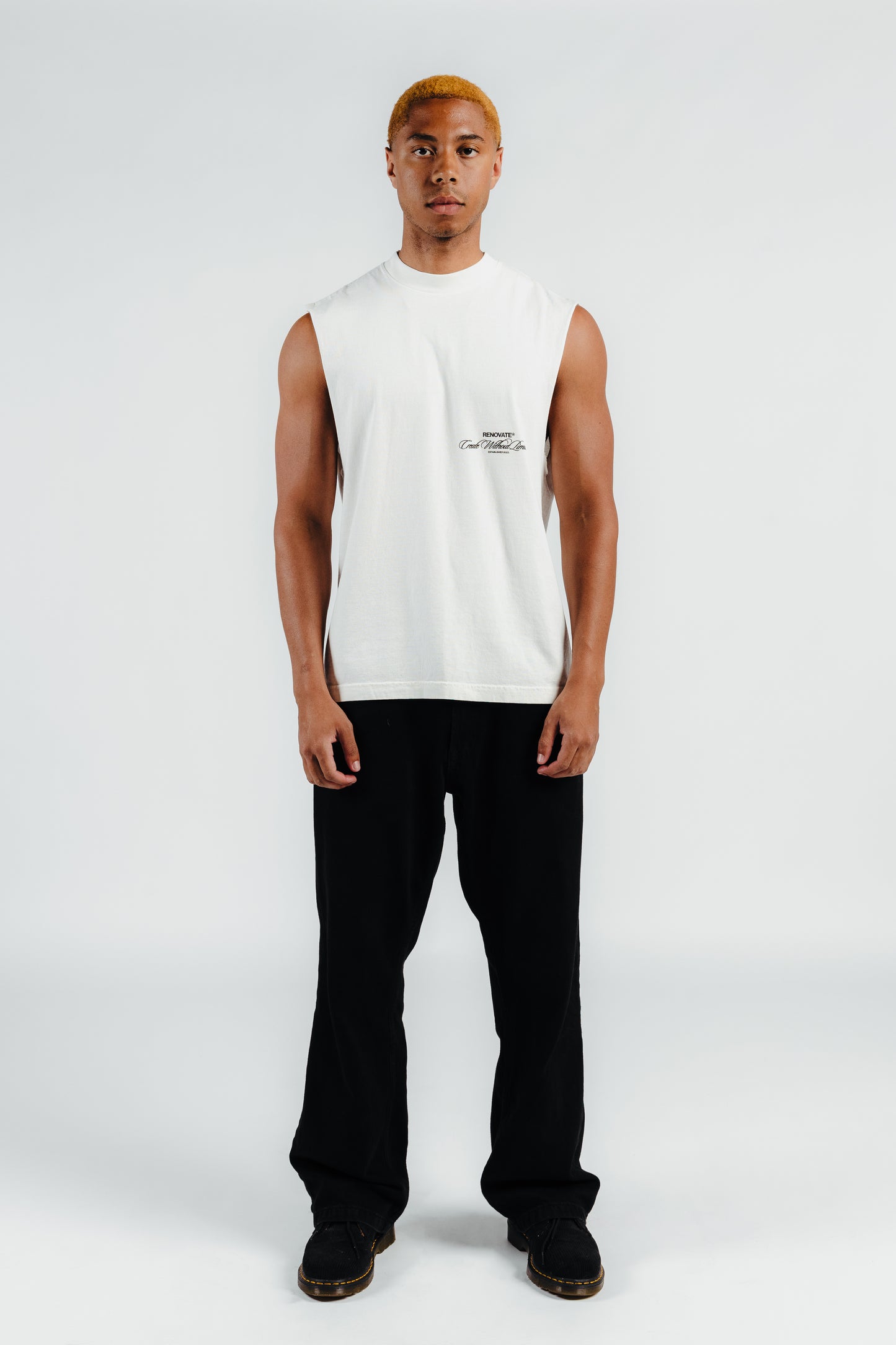 UNBOUNDED SLEEVELESS - OFF WHITE