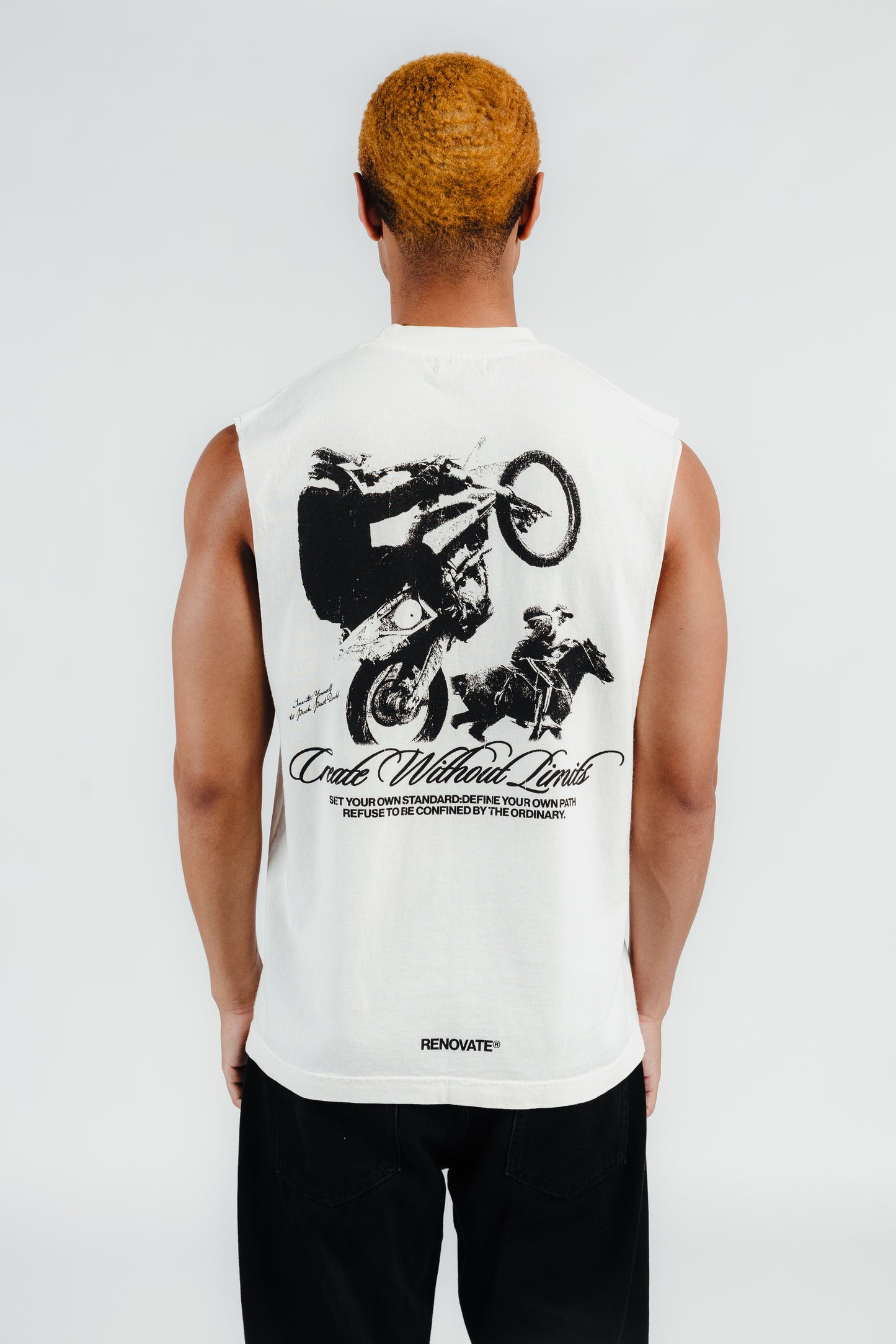 UNBOUNDED SLEEVELESS - OFF WHITE