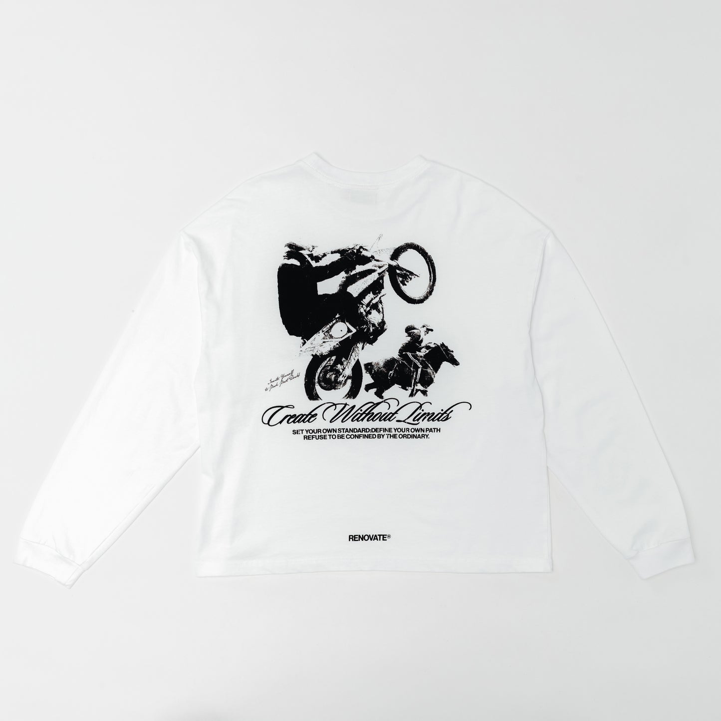 UNBOUNDED LONG SLEEVE - WHITE