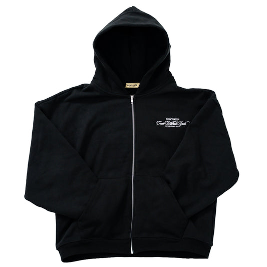 BASIC ZIP-UP - BLACK