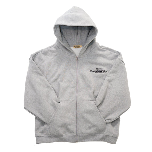 BASIC ZIP-UP - ASH GREY