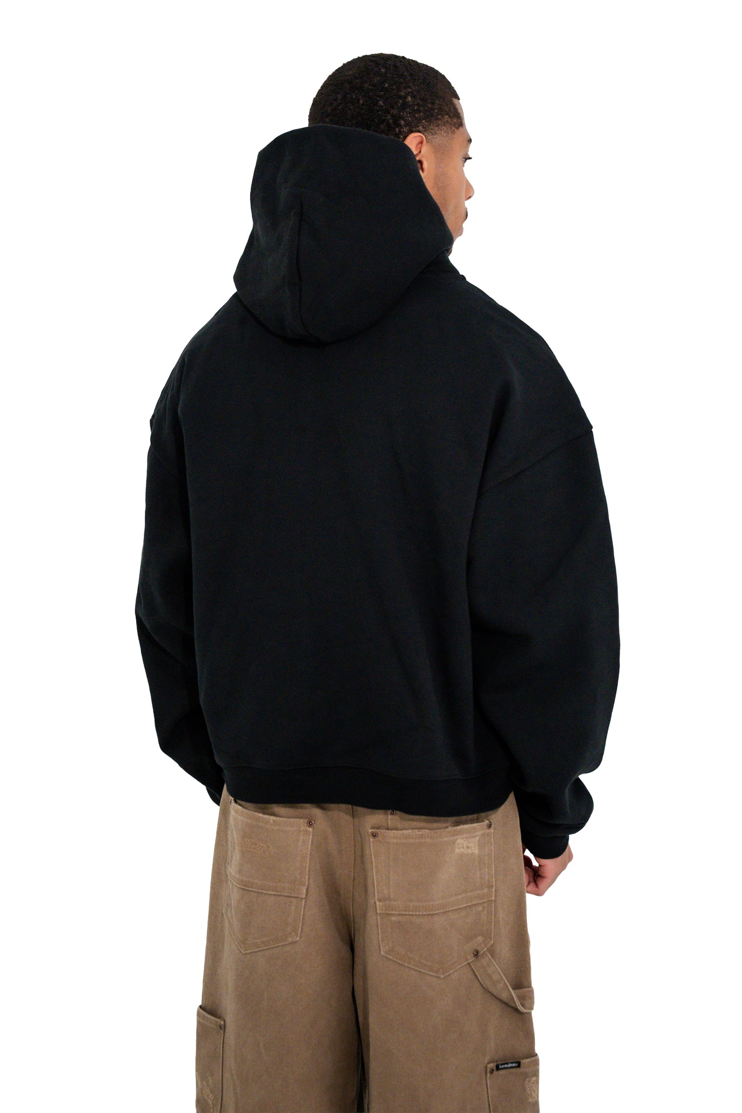 BASIC ZIP-UP - BLACK