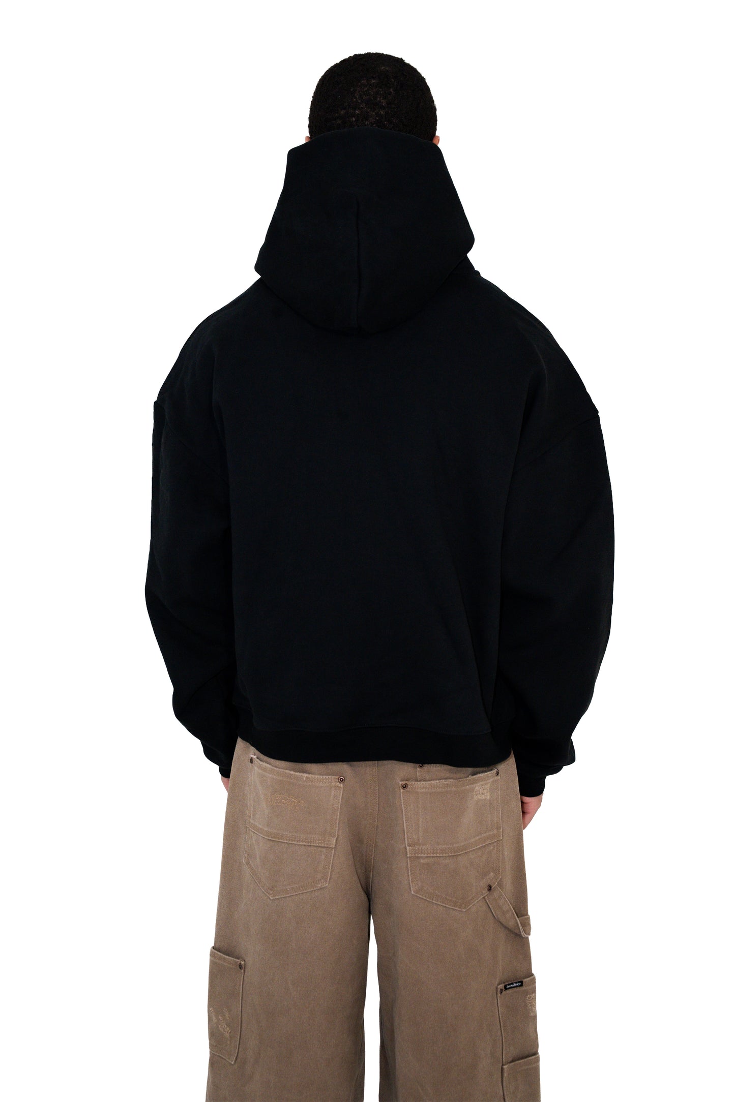 BASIC ZIP-UP - BLACK